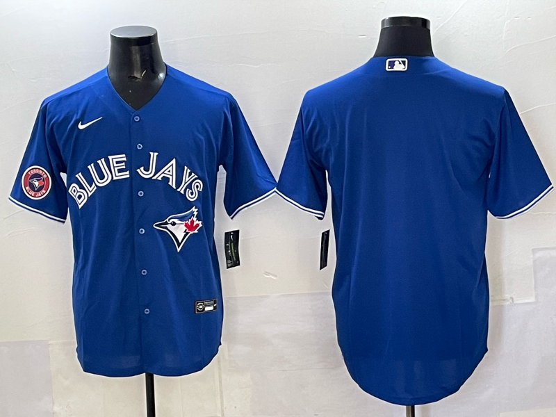 Men Toronto Blue Jays blank Blue Game 2025 Nike MLB Jersey style 0087